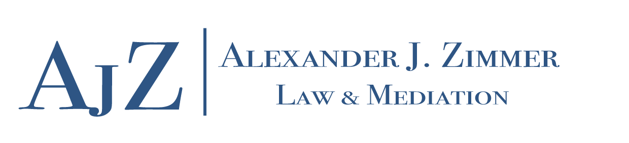 Alexander J. Zimmer, Mediation and Legal Services